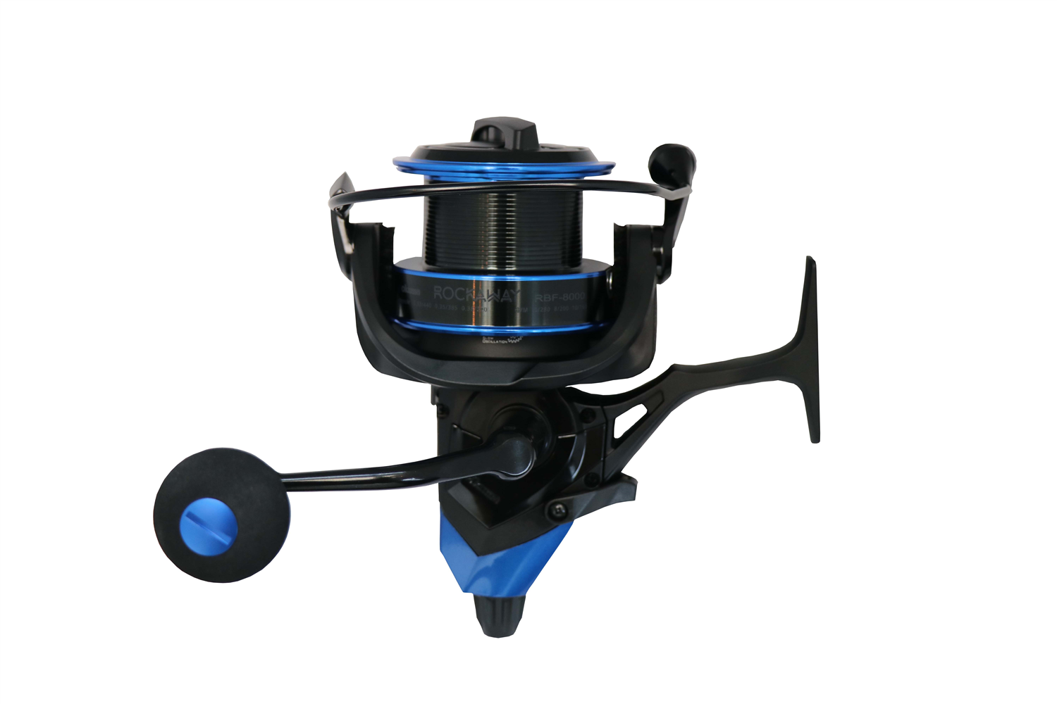 Moulinet De Pêche Carp Fishing Okuma Rockaway Baitfeeder 8000 - Ratio 5.3:1 - Traînée Max 16kg - Pour Pêche Au Feeder