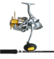 Okuma Avenger Baitfeeder Spinning Reel in Clampack Mauritius