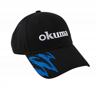 OKUMA CAP MOTIF COTTON BLACK