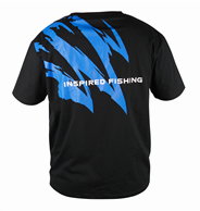 OKUMA TSHIRT INSPIRED FISHING SHORT SLEEVE BLACK