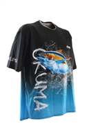 OKUMA JERSEY SHORT SLEEVE TUNA BLUE